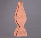 Woven Linen Dot Bow Tie