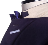 Navy Flannel Blazer
